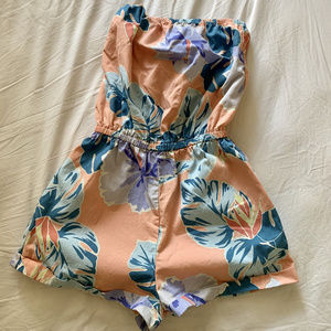 Urban Outfitters Strapless Romper in Women